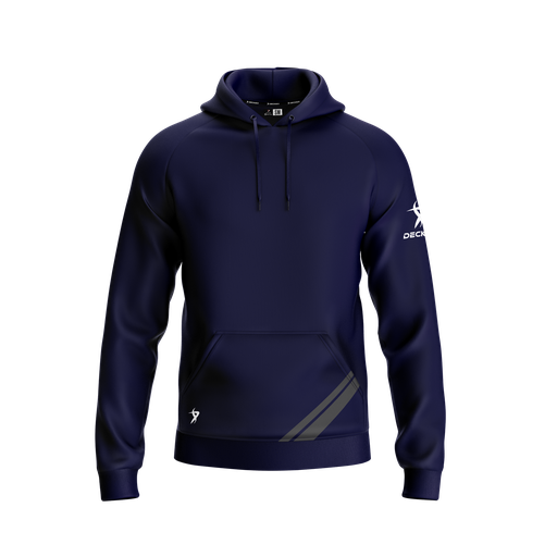 [FOLHSMNV-YXS-LOGO1] Decker Summit Hoodie (Youth XS, Navy, Logo 1)