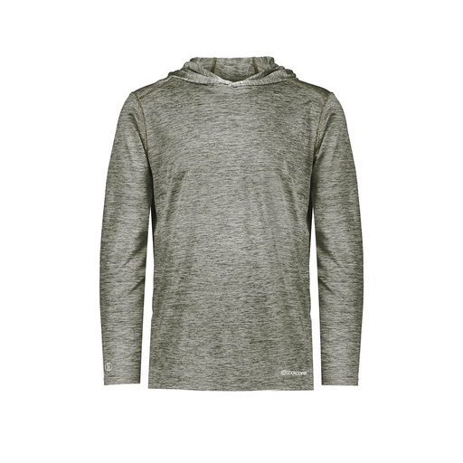 [FOLHCGGY-YS-LOGO2] Decker Youth Charge Hoodie (Youth S, Gray, Logo 2)